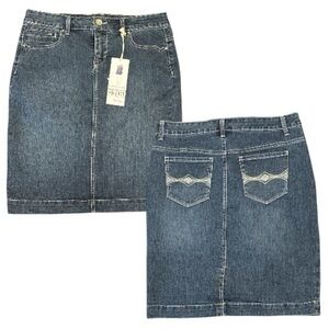042 NWT Style & Co Denim Skirt